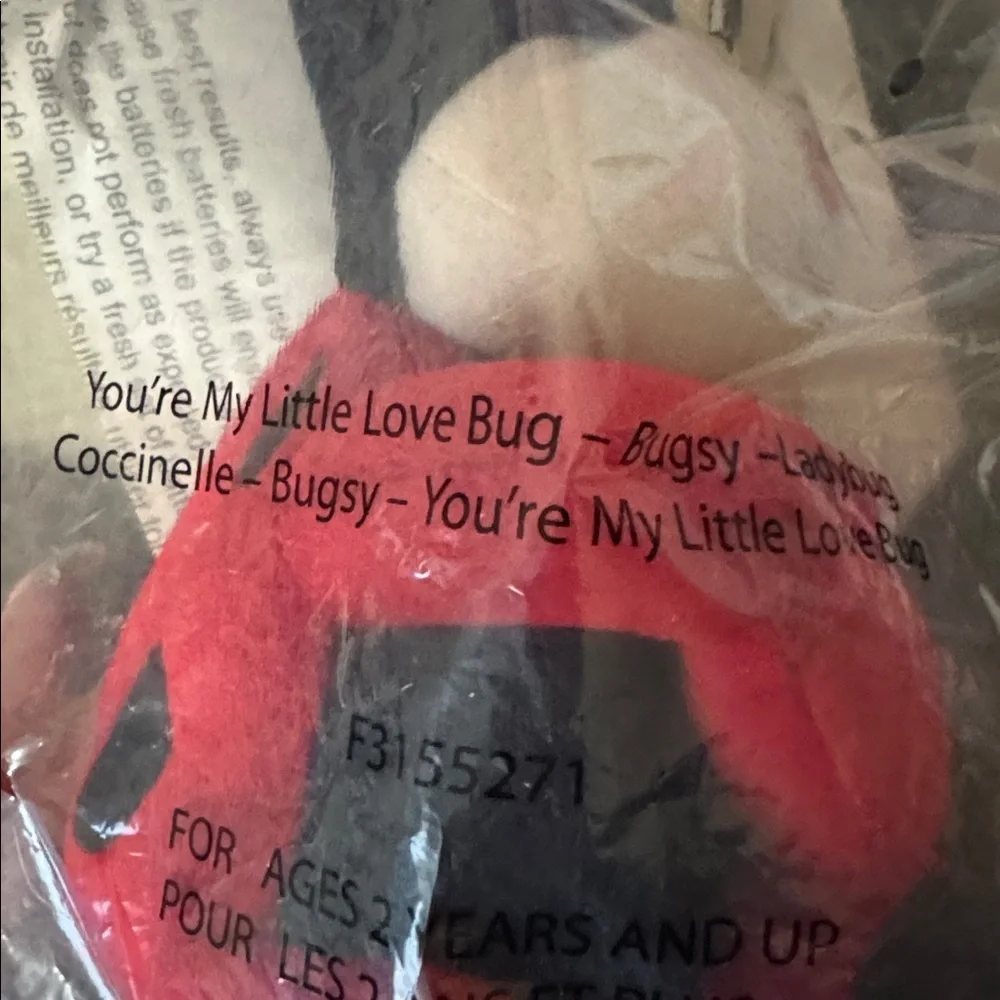 You’re my little love bug Bugsy Ladybug plush toy || new